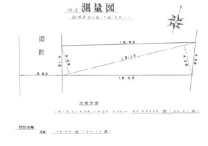 現況測量図(地図) 現況測量図(地図)