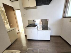 小ぶりです(キッチン)