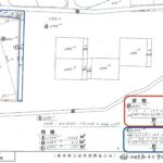 地積測量図 本物件公簿面積803㎡(約242.9坪)及び公衆用道路扱い部分179㎡(約54.1坪)(地図)