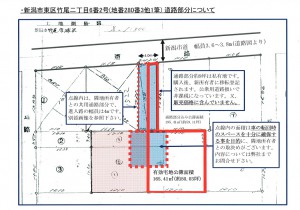 新潟市位置指定道路に準拠します。(地図)