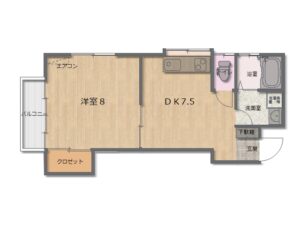 202間取(間取)