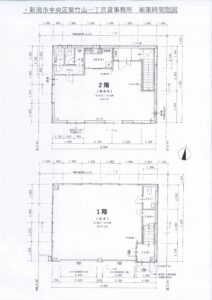 新築時間取図(間取)