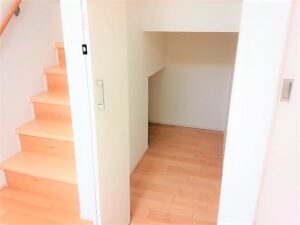 あちこちに収納あります