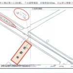 新潟市下水道管理図。本物件への引込工事が必要ですが、建築確認申請後、新潟市が施工します。(地図)